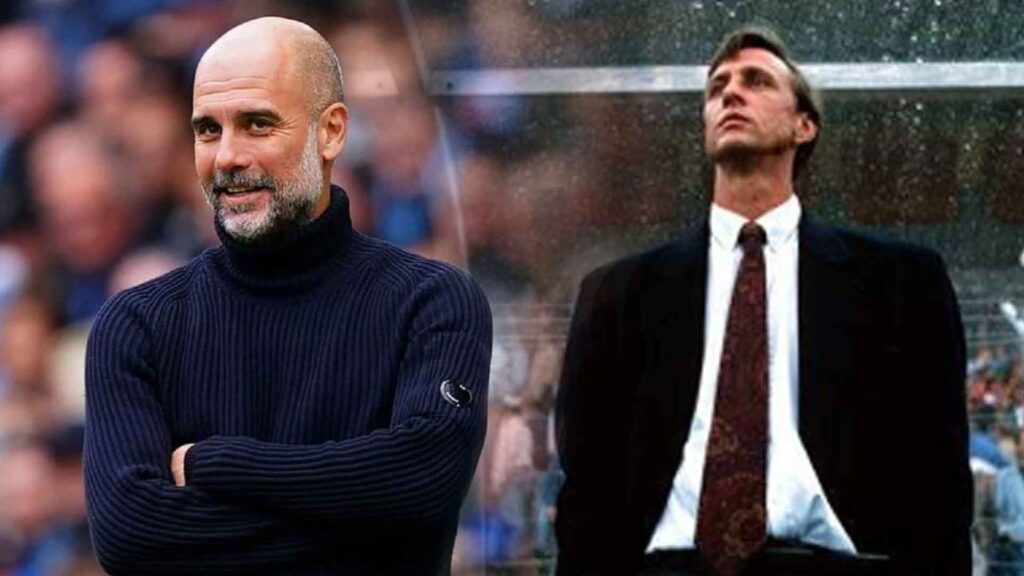 Pep Guardiola Johan Cruyff